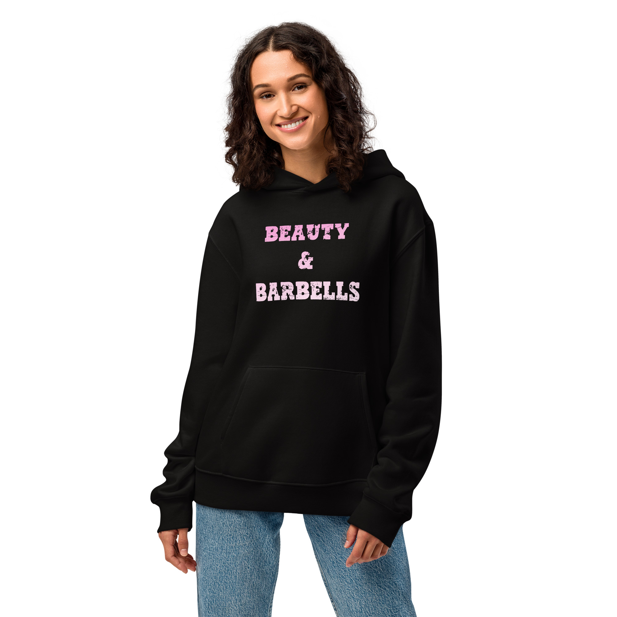 B&B Oversized Hoodies - Black - front